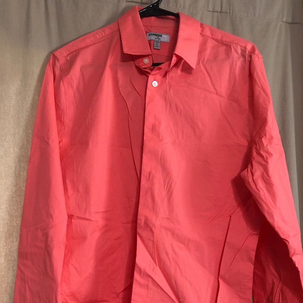 Express 1MX Dress Shirt Extra Slim